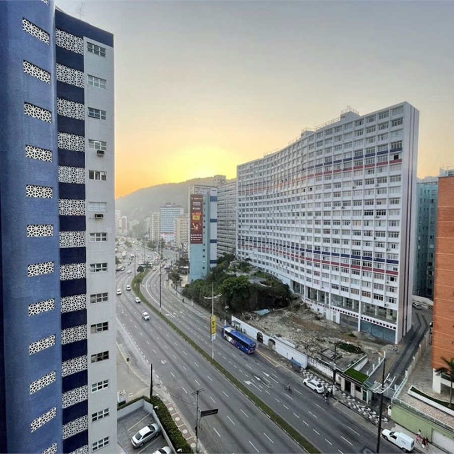 Apartamento com 3 dormitórios para alugar, 160 m² por R$ 9.200,00 - José Menino - Santos/SP