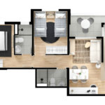 Apartamento para alugar com 2 quartos, sendo 1 suíte,  em Vila Oliveira, Mogi das Cruzes, SP