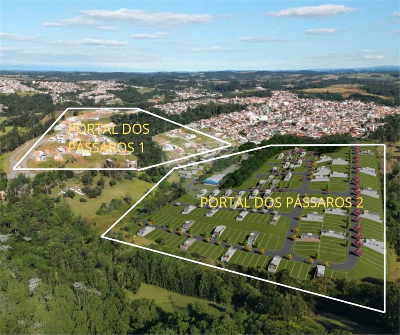 Terreno à venda no condomínio Portal dos Pássaros II, Mairinque - SP