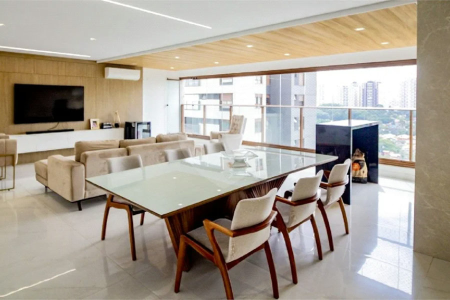 Apartamento com 3 suítes, varanda gourmet, lazer completo, churrasqueira, no Campo Belo.
