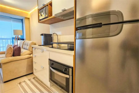 Apartamento à venda com 1 quarto em Brooklin Paulista, São Paulo, SP