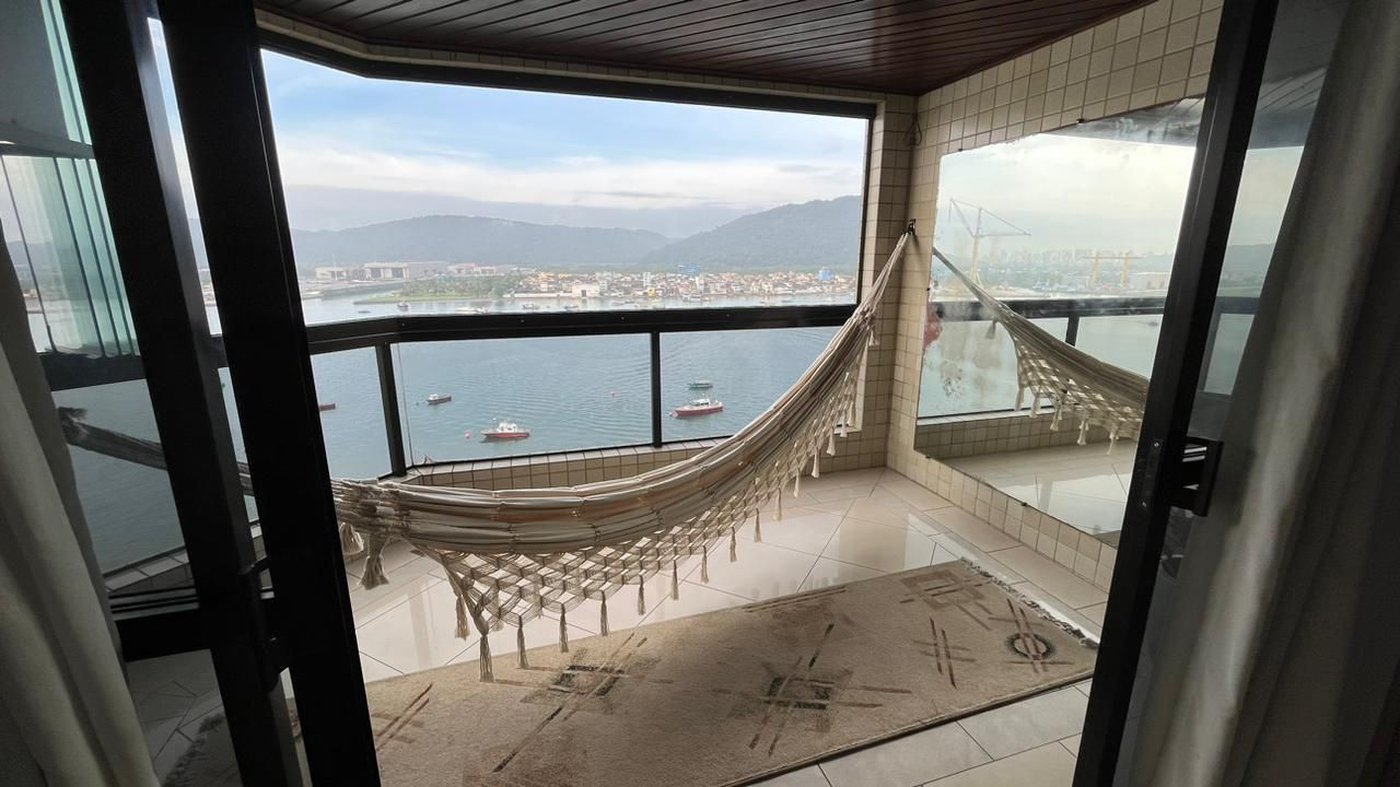 Apartamento com 3 dormitórios à venda, 202 m² por R$ 2.400.000,00 - Ponta da Praia - Santos/SP