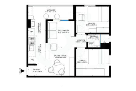 Apartamento à venda com 2 quartos em Parque Reboucas, São Paulo, SP