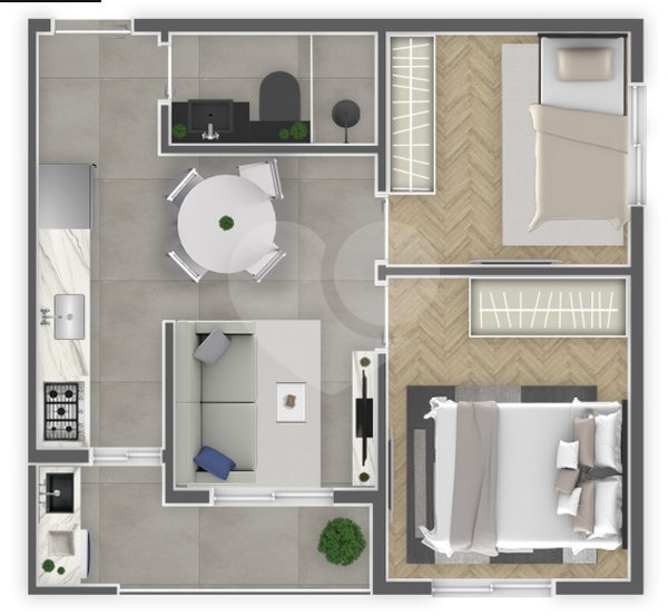 Apartamento 31m² 1
