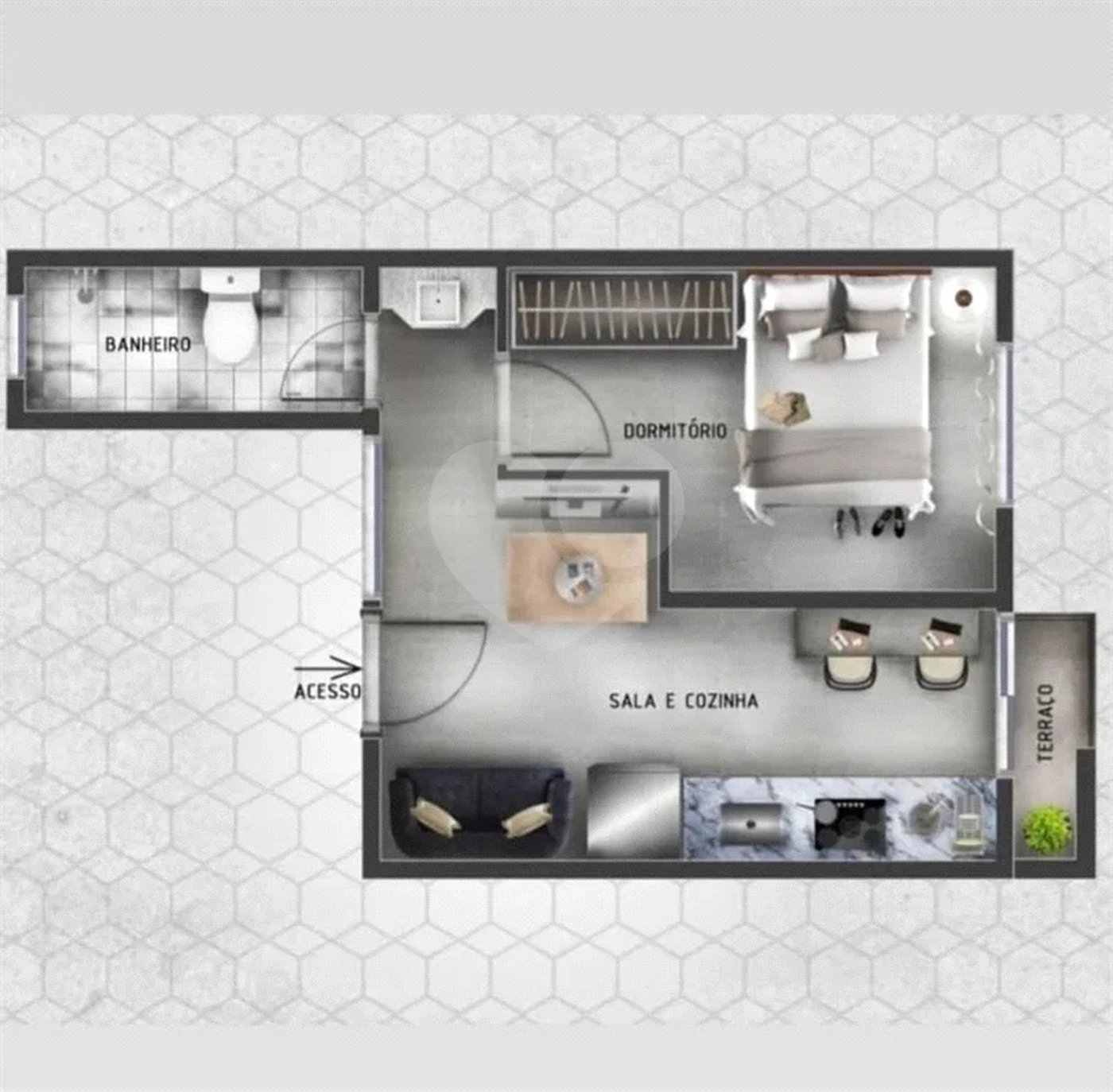 Apartamento à venda com 1 suíte em Santana, São Paulo, SP