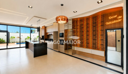 Casa à venda com 3 quartos, sendo 3 suítes, no condomínio Villa Dumont, Três Lagoas - MS