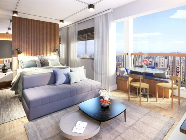 Apartamento à venda com 1 suíte em Brooklin, São Paulo, SP