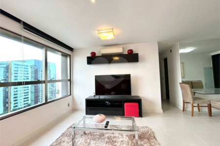 Apartamento à venda ou para alugar com 2 quartos, sendo 1 suíte, em Brooklin, São Paulo, SP