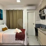 Studio Novo Mobiliado 22m² Próximo Metrô Chácara Klabin