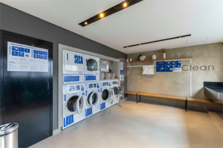 Apartamento de 37m² com 2 dormitórios.