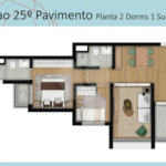 Studio 25 m² – Barô Higienópolis by You, inc | São Paulo