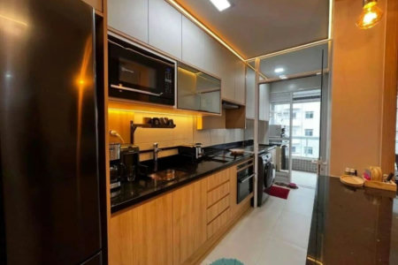 Apartamento com 1 dormitório à venda, 56 m² por R$ 1.115.000,00 - Boqueirão - Santos/SP