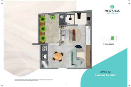 Apartamento à venda com 1 quarto em Jardim São Paulo(zona Norte), São Paulo, SP