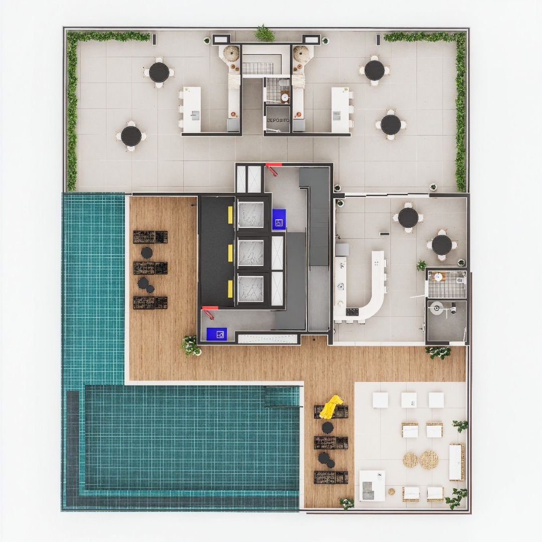 Studio com 1 dormitório à venda, 35 m² por R$ 472.080,00 - Astúrias - Guarujá/SP