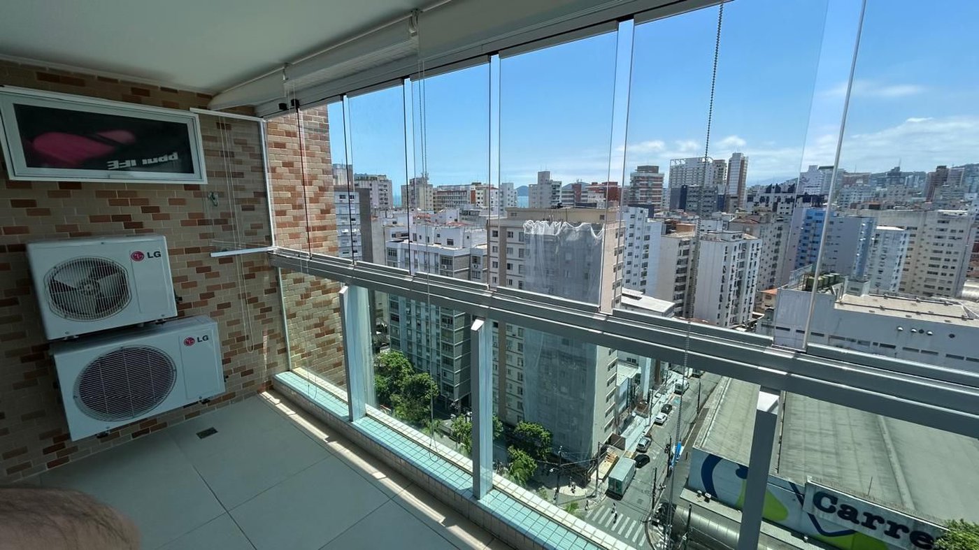 Apartamento com 3 dormitórios à venda, 126 m² por R$ 1.590.000,00 - Boqueirão - Santos/SP