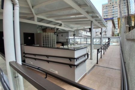 Apartamento com 3 dormitórios para alugar, 135 m² por R$ 6.500,00/mês - Pompéia - Santos/SP