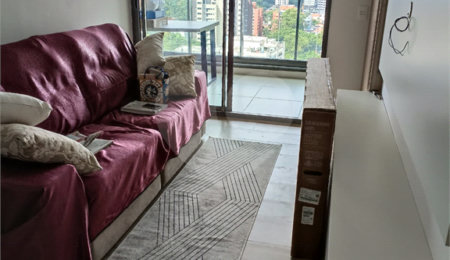 Flat à venda com 1 quarto em Santo Amaro, São Paulo, SP