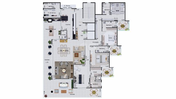 Apartamento 315m² 12