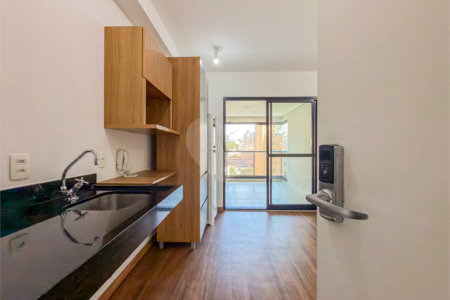 Studio novo com 33m² e vaga na garagem na região da Aclimação em São Paulo - SP.
