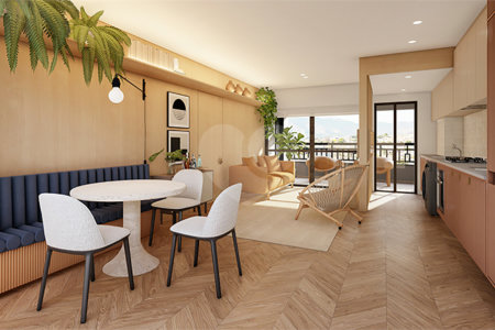 Apartamento à venda com 2 quartos em Alvinópolis, Atibaia, SP