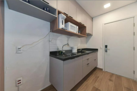 Apartamento à venda ou para alugar com 1 quarto em Santo Amaro, São Paulo, SP