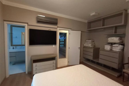 Apartamento Residencial para locação, Boqueirão, Santos - AP0256.