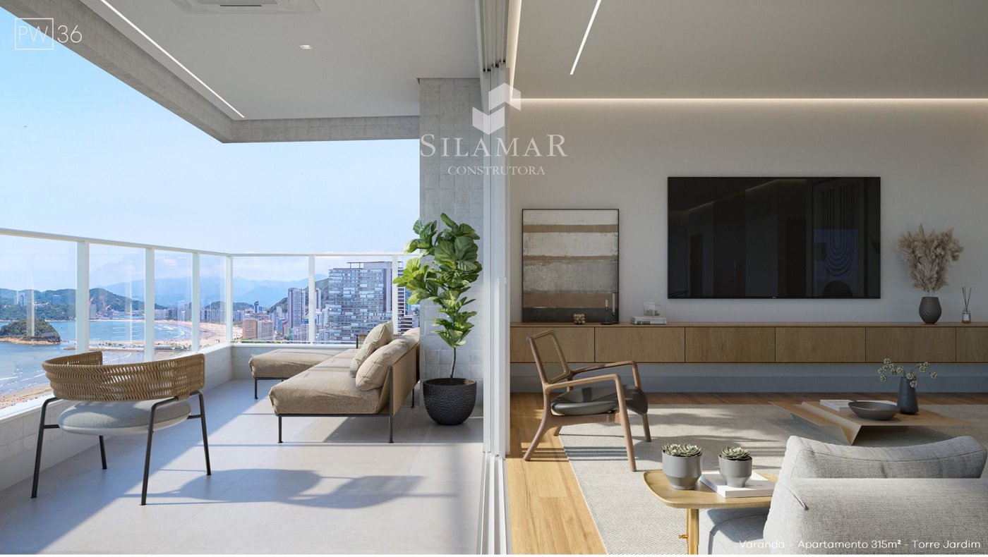 Apartamento com 4 dormitórios à venda, 315 m² por R$ 5.710.000,00 - Gonzaga - Santos/SP