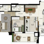 Apartamento à venda com 2 quartos, sendo 1 suíte, em Jardim das Acácias, São Paulo, SP