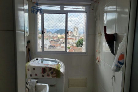 Apartamento com 2 dormitórios à venda, 64 m² por R$ 590.000,00 - Marapé - Santos/SP