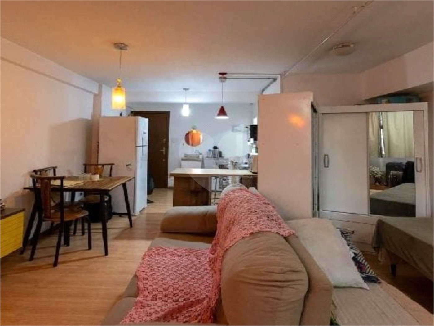 Studio à venda com 49m², 1 quarto e sem vaga