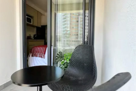 Studio Novo Mobiliado 22m² Próximo Metrô Chácara Klabin