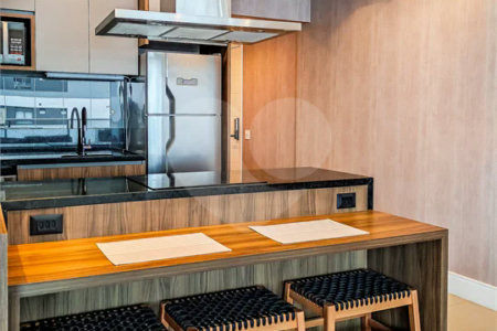 Apartamento totalmente mobiliado com ar-condicionado localizado no coração do Brooklin!!!