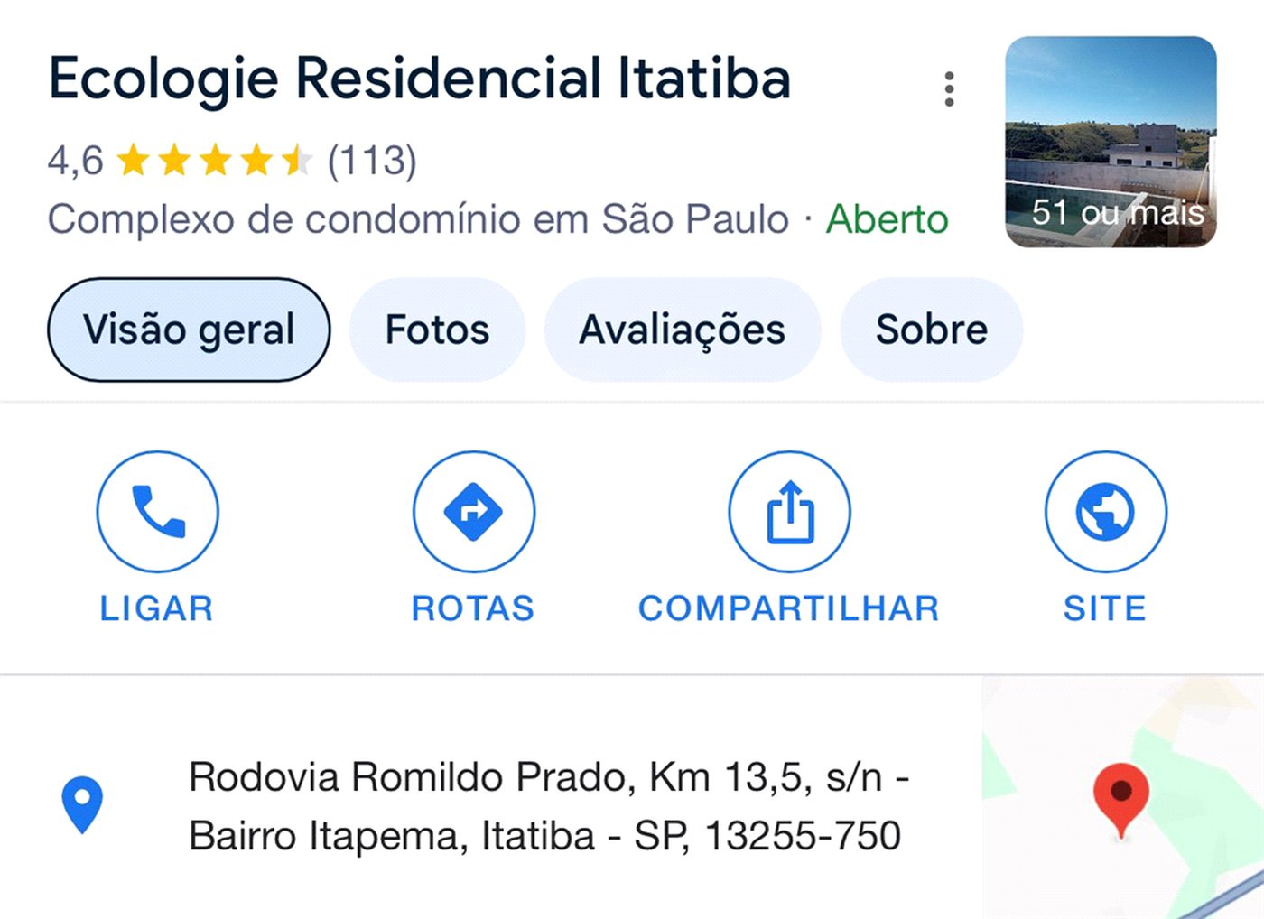 Lote a Venda - Condomínio Ecologie de Itatiba