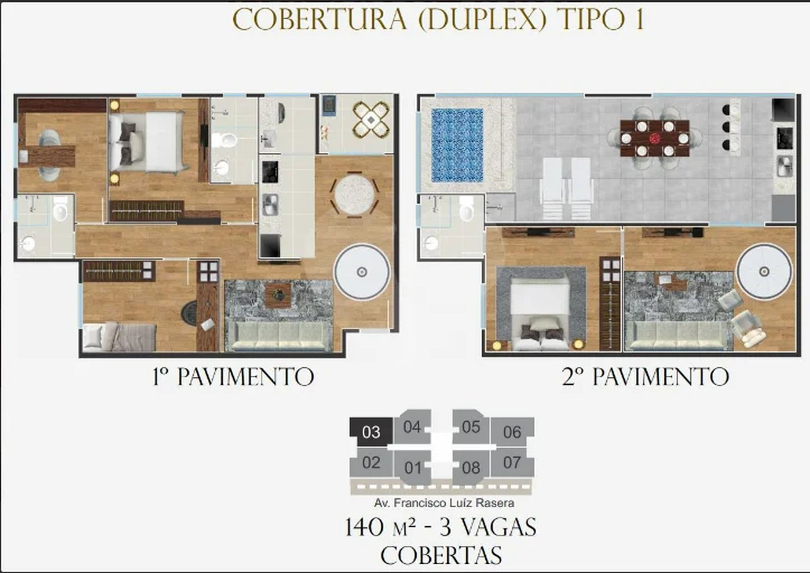 Apartamento 140m²