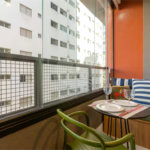 Studio de 25² mobiliado e decorado ao lado do Shopping Frei Caneca