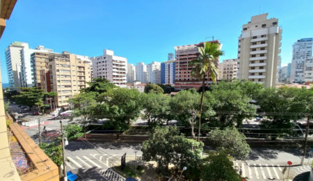 Apartamento com 3 dormitórios para alugar, 202 m² por R$ 6.968,36/mês - Embaré - Santos/SP