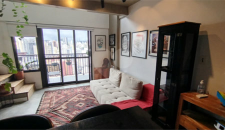 Apartamento para alugar com 1 suíte em República, São Paulo, SP