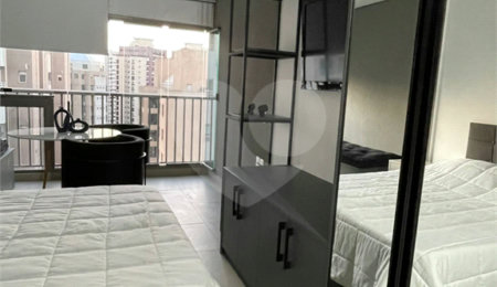 Studio à venda ou para alugar com 1 quarto em Indianópolis, São Paulo, SP