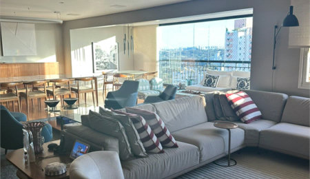 Apartamento à venda com 4 quartos, sendo 3 suítes,  em Alto de Pinheiros, São Paulo, SP