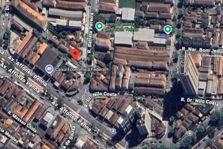 Terreno à venda, 692 m² por R$ 1.700.000,00 - Macuco - Santos/SP
