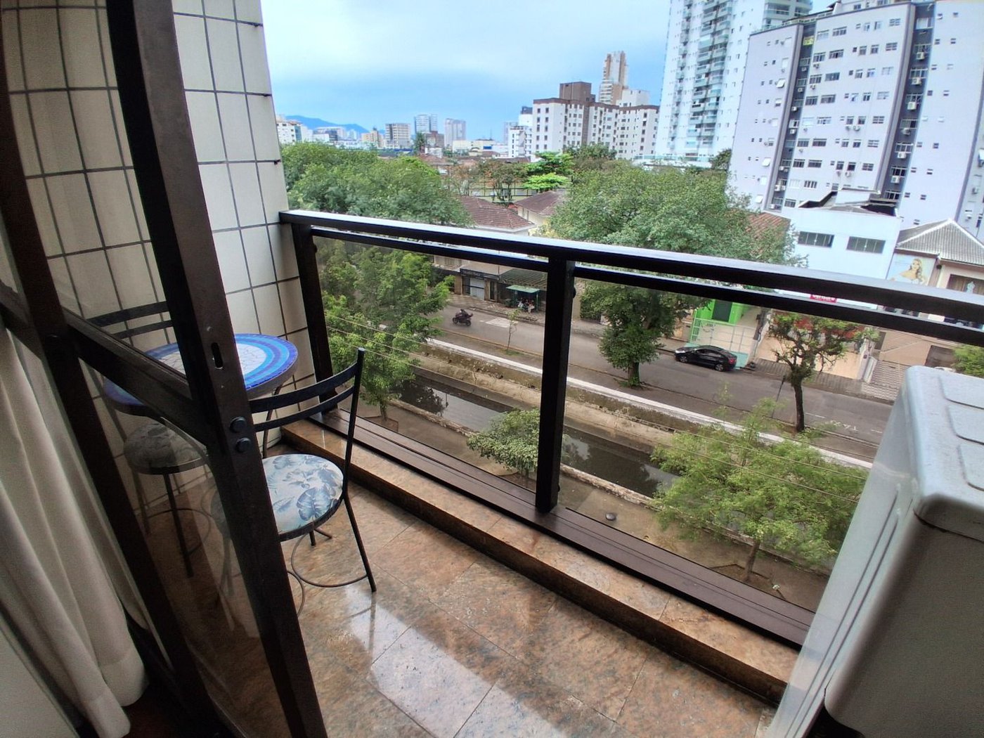 Apartamento com 3 dormitórios para alugar, 135 m² por R$ 6.500,00/mês - Pompéia - Santos/SP