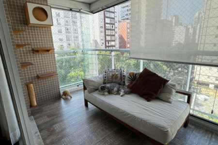 Apartamento Alto Padrão, 103 m² e 3 dormitórios à venda no José Menino - Santos/SP