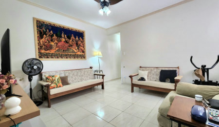 Apartamento próximo da praia com 2 dormitórios à venda, 85 m² por R$ 449.000 - Gonzaga - Santos/SP