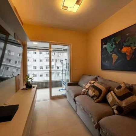 Apartamento com 1 dormitório à venda, 56 m² por R$ 1.115.000,00 - Boqueirão - Santos/SP