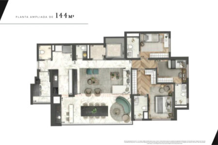 Apartamento à venda com 3 suítes em Jardim Aurélia, São Paulo, SP