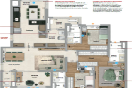 Apartamento à venda com 3 suítes em Santa Maria, Santo André, SP