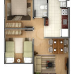 Apartamento à venda com 2 quartos em Jardim Tatiana, Votorantim, SP