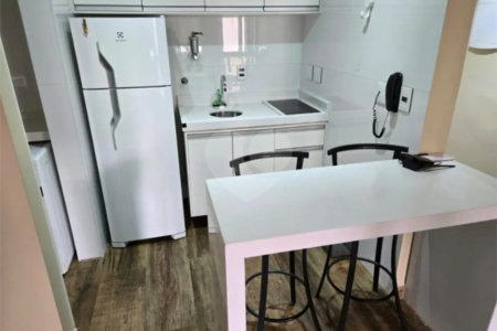 Apartamento à venda com 1 quarto em Moema, São Paulo, SP