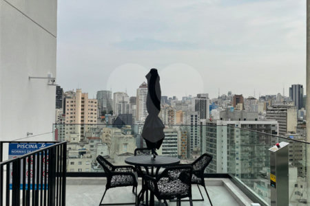 Apartamento à venda ou para alugar com 1 suíte em República, São Paulo, SP