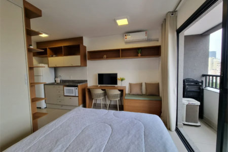 Apartamento à venda ou para alugar com 1 quarto em Pinheiros, São Paulo, SP